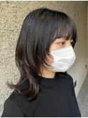 ＊ネオウルフカット！セミロングウルフレイヤーカットウルフヘア