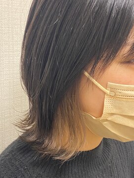 グランデ(grande) インナーカラー/イヤリングカラー/透明感ミルクティーベージュ