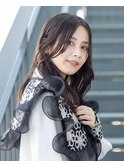 暗髪くびれが可愛いオルチャンヘア