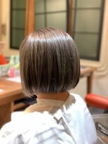 オナー(honor)&nbsp;髪質改善/暗髪/フェザーボブ/透明感/うる艶/フレンチガーリー