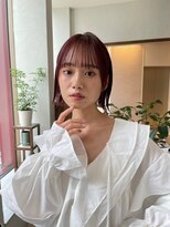 アンバー 池袋(amber)&nbsp;切りっぱなしボブ/美髪/ピンクブラウン[池袋駅]