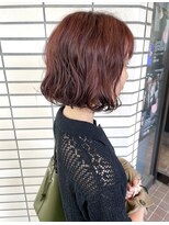 ワープ 青葉台(WARP)&nbsp;ボブパーマ/レッドブラウン/パーマ/青葉台