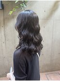 コテ巻き風パーマ/ミックスパーマ/セミロング/伸ばしかけパーマ