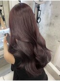 表参道暖色カラーはお任せください！ピンクラベンダーブラウン