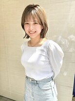 オーロ(ORO)&nbsp;小顔に見えるボブハイトーンカラーデザインカラー