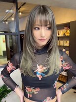 サニー 渋谷(SUNNY) バレイヤージュ、ハイライト、レイヤーカット、グレージュ