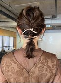 【あきら】ヘアセットフィッシュボーン卒業式結婚式二次会成人式