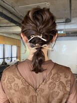 【あきら】ヘアセットフィッシュボーン卒業式結婚式二次会成人式