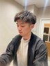 メンズカット+生シルクカラー+生トリートメント　￥1５１３０～