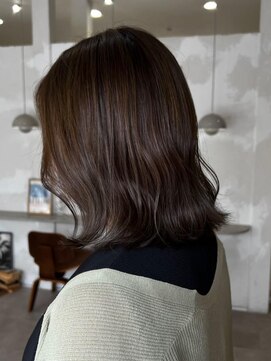 ニュイ(NUIT) ダブルカラーミルクティーベージュカラーケアブリーチ韓国ボブ