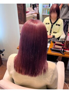 アン(Hair make un) ショコララベンダー
