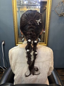 編み下ろし×ツイン