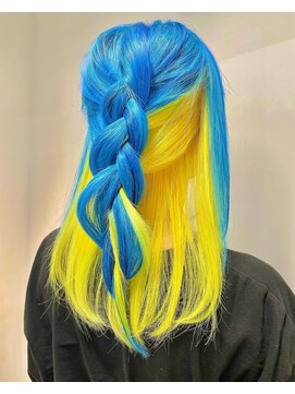 アマレット(Amaretto) オーシャンブルー×ネオンイエロー