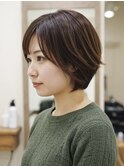 シンプルショートボブ