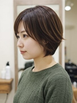 グリーン レーベル 川崎店(Green label) シンプルショートボブ【川崎】【京急川崎】