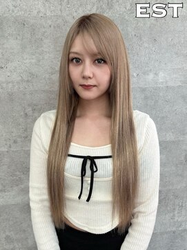 エスト 大阪梅田(EST) レミー100%高級人毛/53cm☆シールエクステ80枚