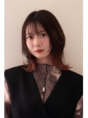 【個性的】ウルフ×インナーカラー