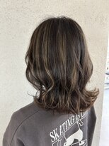 アンプヘアー 桂店(unpeu hair) 白髪ぼかしハイライト 京都 桂
