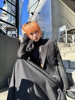 フラム 渋谷(flamme)&nbsp;ペールオレンジボブ