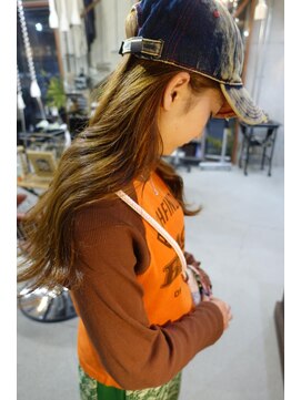 プライベートサロン キッテ(private salon kitte.) イエローベージュロング