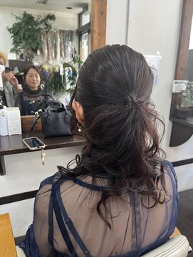 ニトロ(nitoro) 結婚式ハーフアップ