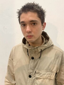 アワーズ 南青山(Our's) ブルーブラック/フェザーパーマ/スパイキーショート[南青山]