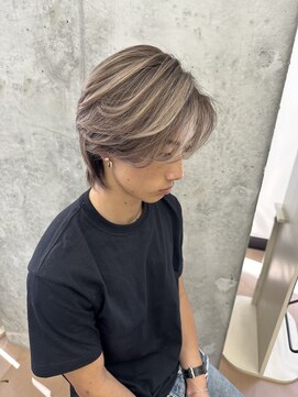 ヌエン 渋谷(NU/EN) メンズグレージュバレイヤージュ