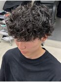プードルパーマ波巻きパーマツイストマッシュメンズパーマ名古屋