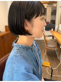 黒髪ボブ