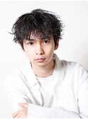 ツーブロックマッシュツイストスパイラルパーマ無造作波巻き王道