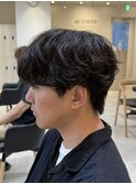 毛流れシャドウパーマ