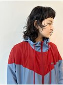 ショートバング　パーマ