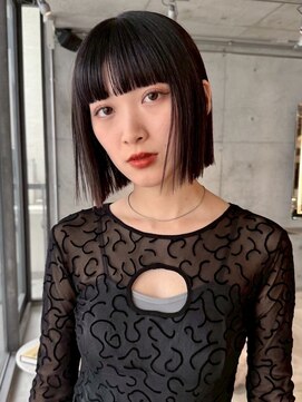 スクリーンギンザメゾン 銀座(SCREEN GINZA MAISON.) 黒髪カタログ/クラゲヘアー/オリーブグレー/銀座