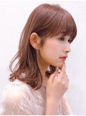 Say.ミディアムボブヘーゼルグレージュオリーブグレー表参道青山