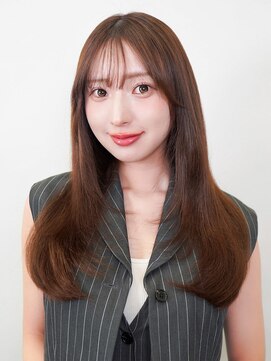 ラフィスヘアーグロー 中百舌鳥店(La fith hair glow) 【La fith】ワンホンレイヤー×ココアブラウン×大人可愛い