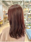 艶めくチェリーブラウン×くびれミディ