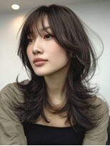 アース 天満橋店(HAIR & MAKE EARTH)&nbsp;ロングレイヤーブロンド×冬カラー×艶髪
