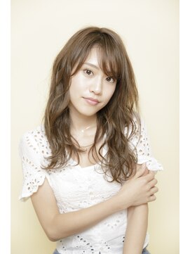 ルルディ バイ アフロディーテ銀座(luludi by APHRODITE) グレージュカラー/斜めバング/シルキーベージュ/銀座/髪質改善