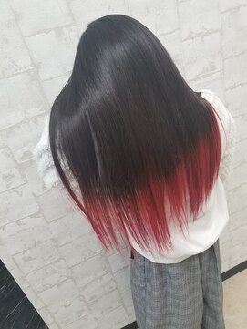 オーシャンシェリー(Ocean Sherry) チェリーピンクのオンブレカラー