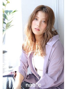 ナオシ 田原台店(nao c) 【nao*c 田原台店】アッシュベージュカラーミディーヘア