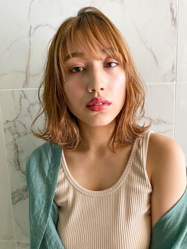 アヴァンスクロス あべのルシアス店(AVANCE.CROSS) カジュアルボブ×シースルーバング