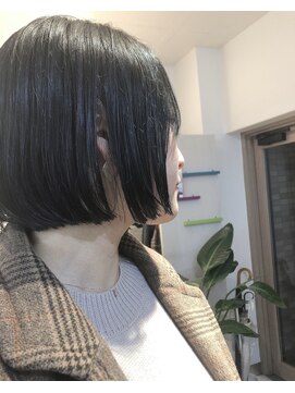 ドット(dot.) 10代20代オススメ!切りっぱなしボブショート