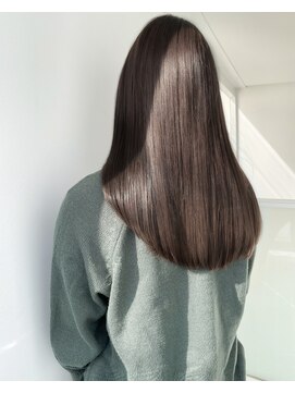 ヌード(nude) nude田中【ブリーチ無し】髪が柔らかく見えるブラウンカラー