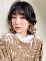 ラキ(laki) マッシュウルフ×インナーカラー