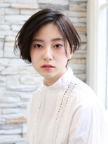 ルーツ(ROOTS) ハンサムショート ボブ 暗髪 ナチュラル 髪質改善 渋谷 ROOTS