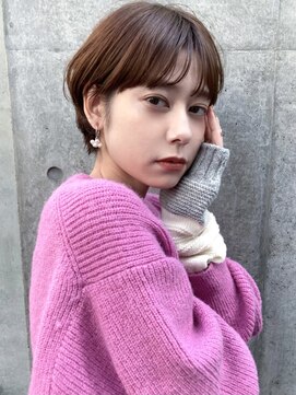 サーカス バイ ビュートリアム 青山(CIRCUS by BEAUTRIUM) 大人可愛い 耳かけショートボブ 小顔 ショートヘア 青山