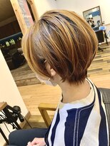 アグ ヘアー ジャック 千石通り店(Agu hair jack)&nbsp;大人かわいい耳掛けショートボブ