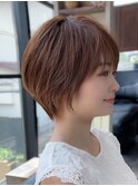 30代40代50代◎大人ナチュラルレイヤーショートボブ 表参道 橋本