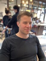 リバレッジ 広尾(Leverage)&nbsp;大人の七三分け海外メンズヘア【広尾、恵比寿】担当:尾上