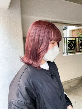 ミニム ヘアー(minim hair) 【minim×岩田】春全開！ローズピンク！